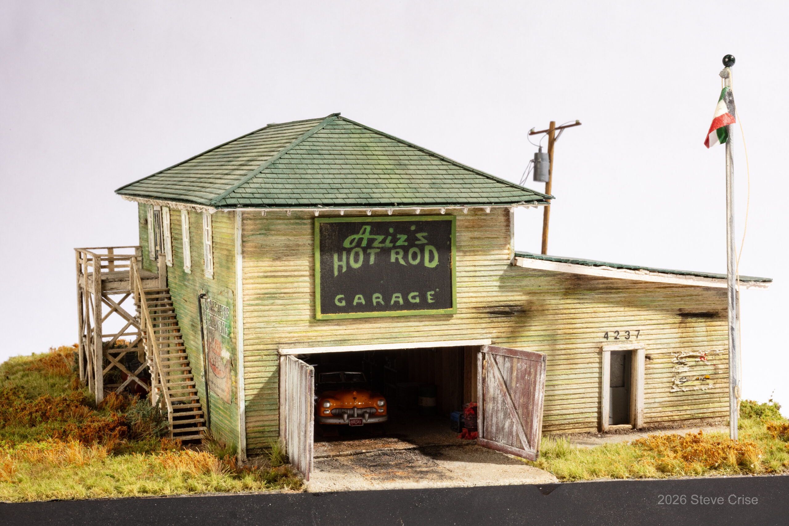 Gerald Mabry - Aziz's Garage -- First Place Display/Modules